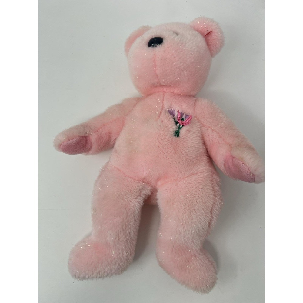 Mum Ty Beanie Baby Mothers Day Pink Teddy Bear No Tag Birthday May 13 2001